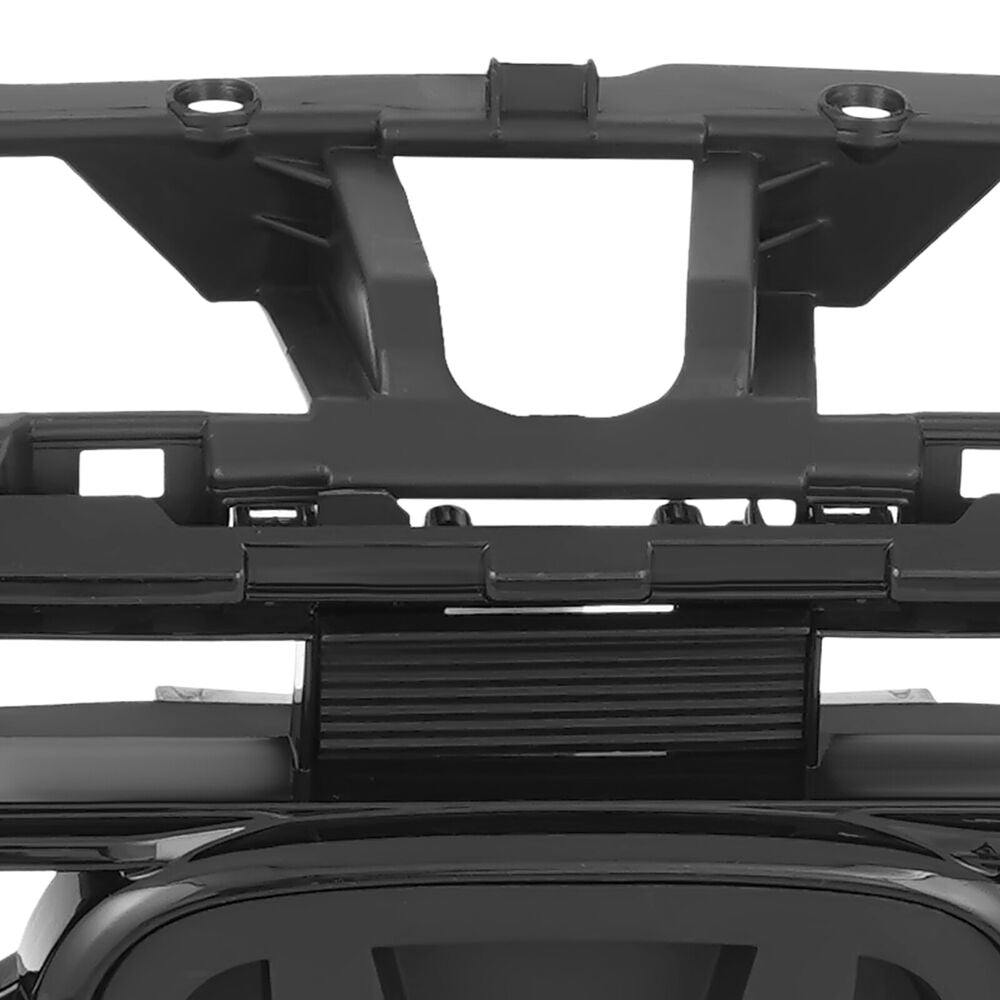 Black Front Bumper Upper Grille Mesh Grill Trim For 2023 2024 Honda Accord Sedan