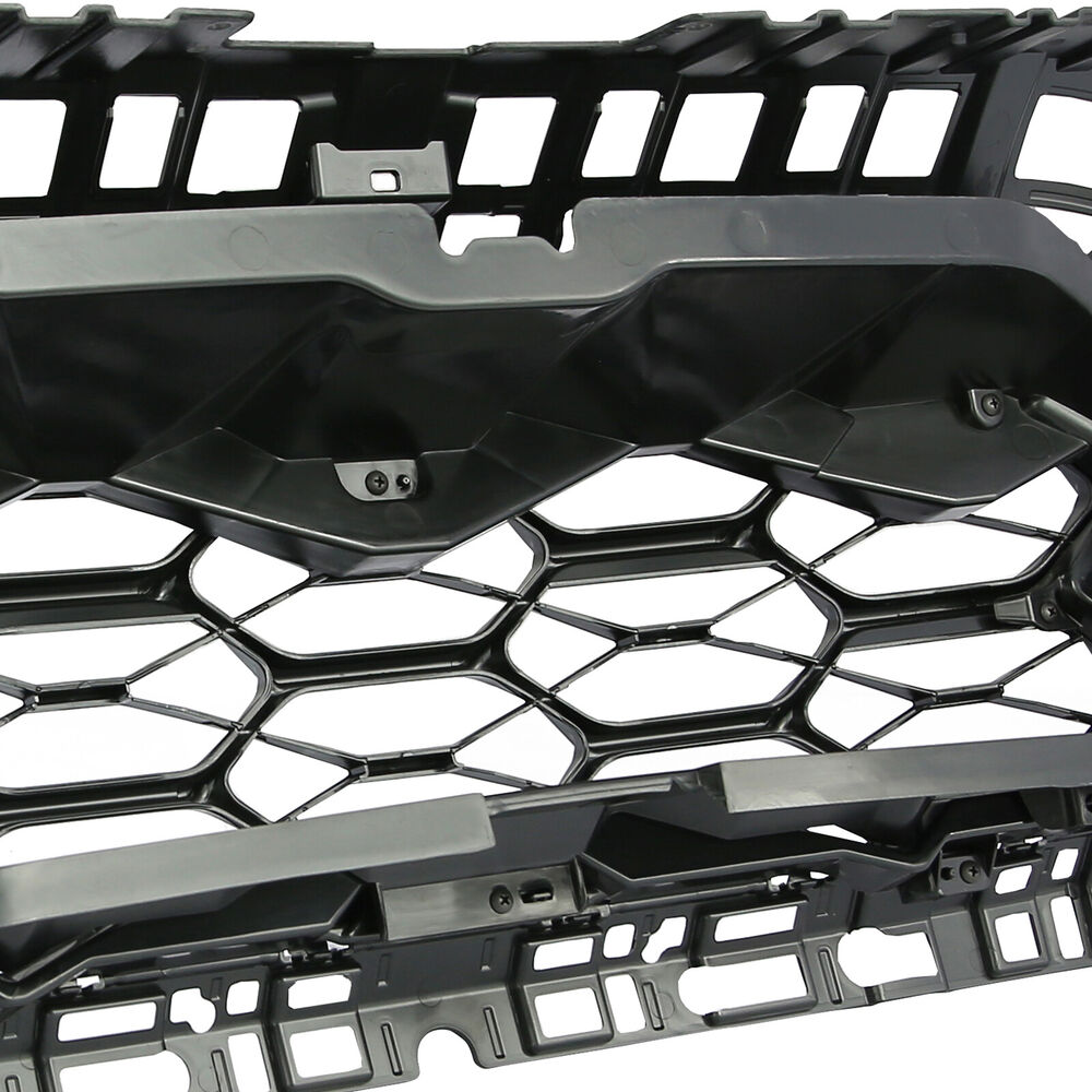 For 2023 Honda HRV Front Bumper Upper Matt Black Honeycomb Grille Grill Plastic