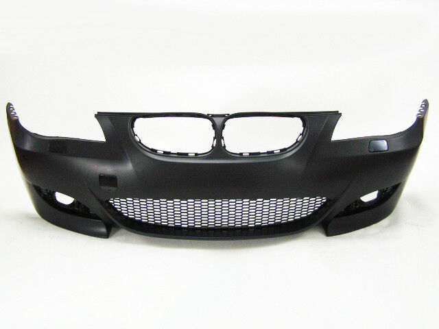 For BMW 04-10 E60 E61 5 Series, M5 Style Front Bumper w/o PDC + Fog Light