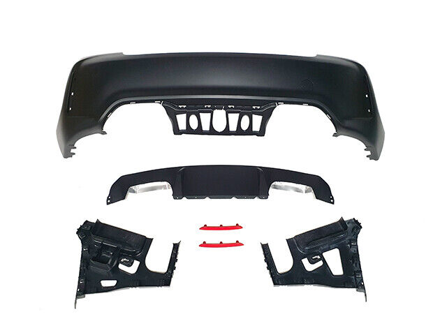 For BMW 13-19 2 Series F22 F23 , M2 Style Rear Bumper w/o PDC Holes