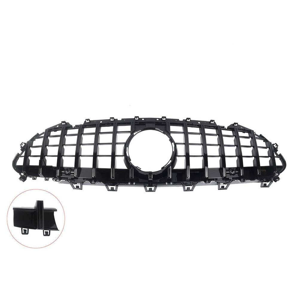 GT-R Front Grille For Mercedes Benz W257 C257 CLS-CLASS 2019-22 ALL Black