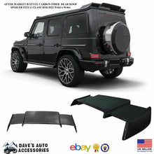 Load image into Gallery viewer, Aftermarket Products Aftermarket G63 G-Wagon B-style Carbon Fiber Rear Roof Spoiler fits W463A W464