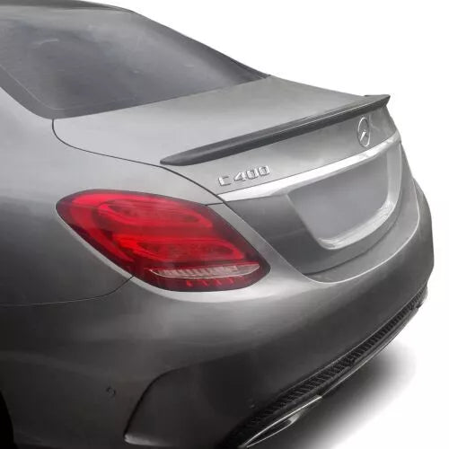 Bigger Rear Trunk Lip Spoiler Custom Style For Mercedes-Benz C300 2014-2021 - Painted Bigger Rear Trunk Lip Spoiler Custom Style For Mercedes-Benz C300 2014-2021 - Painted