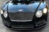Front Bumper Lip Spoiler Luxe-GT Style For Bentley Continental 2012-2015