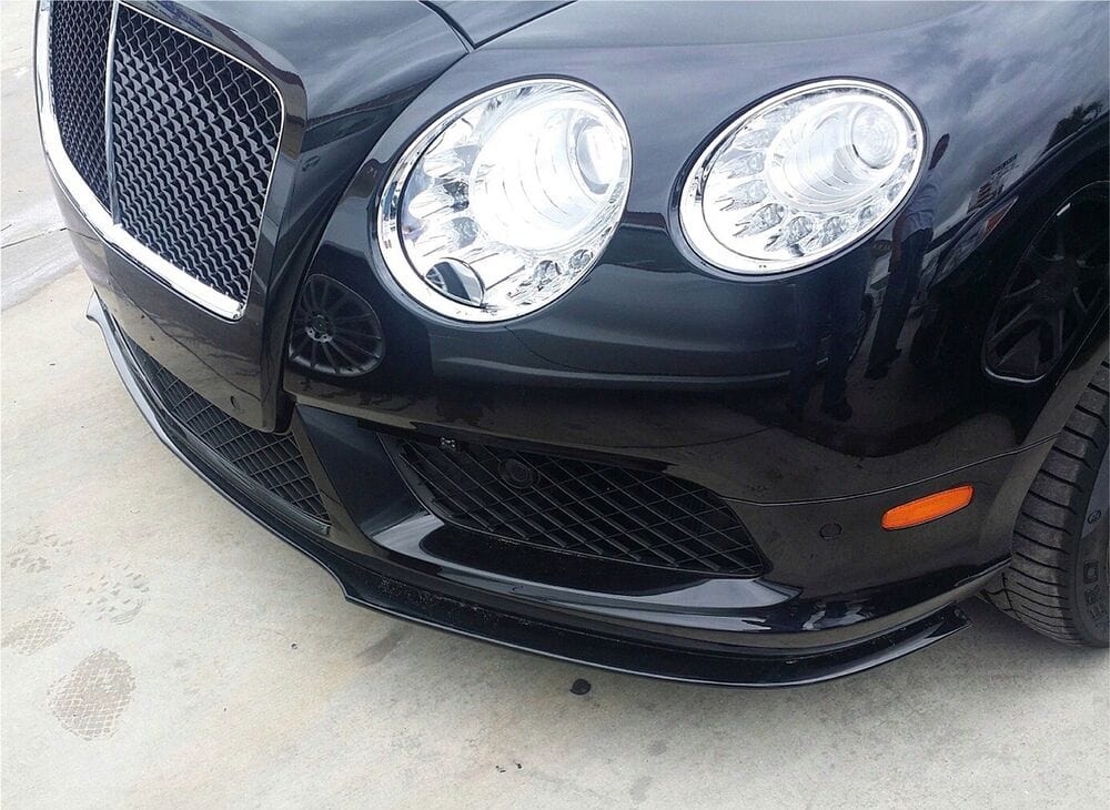 Forged LA Front Bumper Lip Spoiler OE Style For Bentley 2012-2015