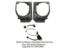 Load image into Gallery viewer, Daves Auto Accessories G-Wagon Headlight Mounting Bracket + Adaptors Upgrade G500 G55 90-06 To 07-18