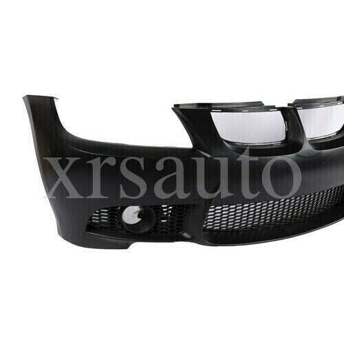 Forged LA VehiclePartsAndAccessories M3 Style Front Bumper Plastic Cover For BMW E90 330I 325I 328i Sedan BLACK 06-08
