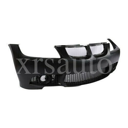 Forged LA VehiclePartsAndAccessories M3 Style Front Bumper Plastic Cover For BMW E90 330I 325I 328i Sedan BLACK 06-08