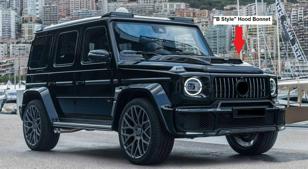 Forged LA Aftermarket 19+ G63 B Style Hood Scoop G500 G550 AMG Facelift W464 G-Wagon