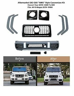 Forged LA Aftermarket 19+ G63 Style AMG Front Facelift | Upgrade W464 G500 G550 to G63 AMG