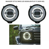 Aftermarket 2019+ Style White LED Headlights | G63 G500 G550 W463 07-18 Facelift