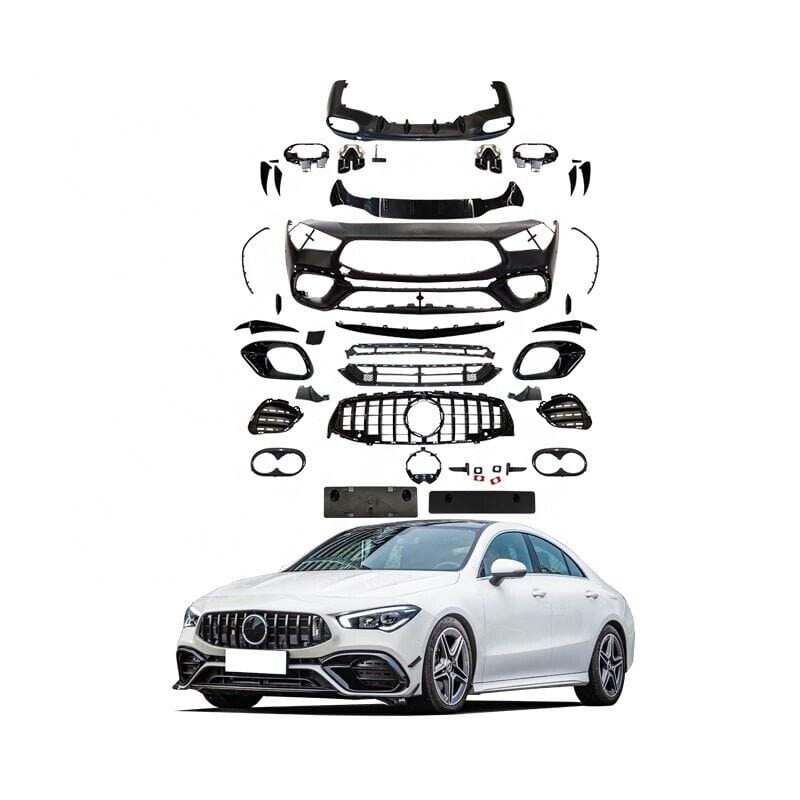 Aftermarket AMG style body kit for 20-22 Mercedes Benz CLA Front / Rea –  Daves Auto Accessories