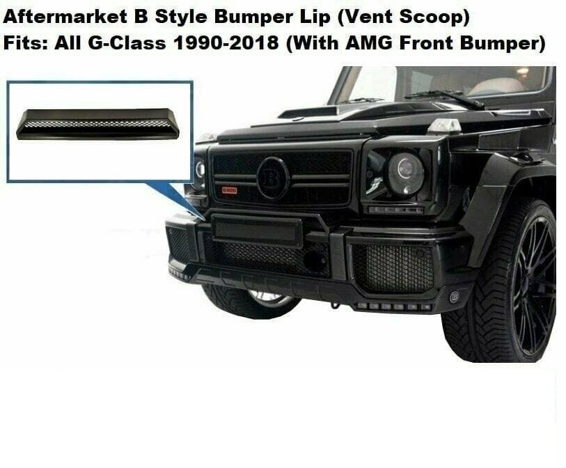 Forged LA Aftermarket B Front Upper Bumper Lip Vent (Scoop) | G Class W463 G500 G550 G63