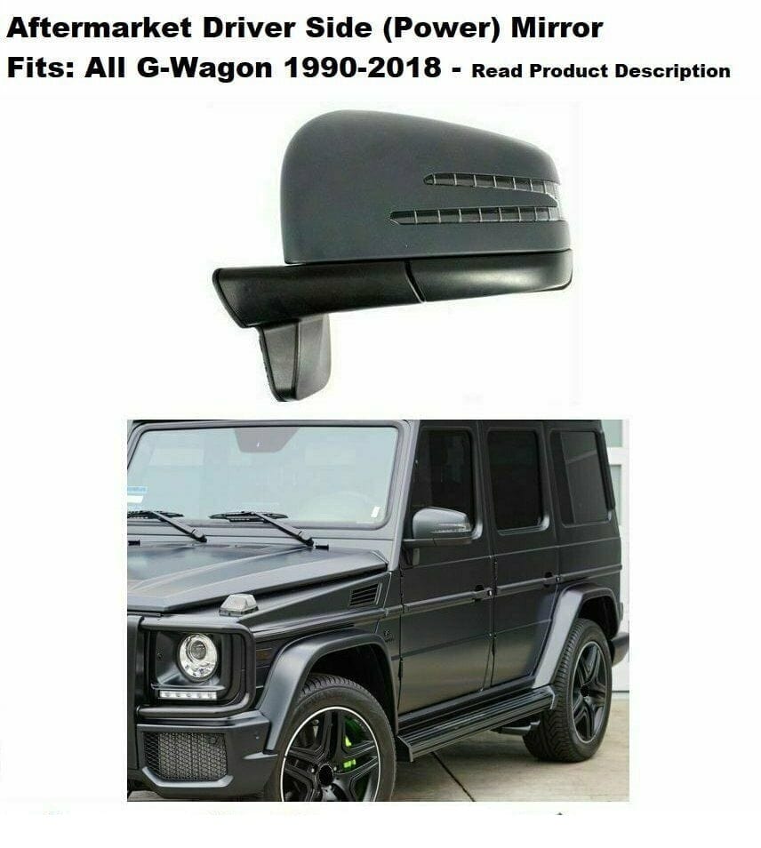 Forged LA Aftermarket Driver Side LED Mirror | G63 G500 G550 G55 G-Class G-Wagon Facelift