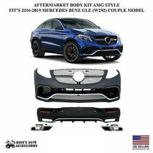 Load image into Gallery viewer, Forged LA Aftermarket Full Body Kit AMG Style For 16-19 Benz GLE63 Coupe Bumper Diffuser