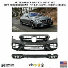 Load image into Gallery viewer, Aftermarket Products Aftermarket Full Body Kit &quot;AMG Style&quot; For 17-19 Mercedes Benz E-Class W213 E63