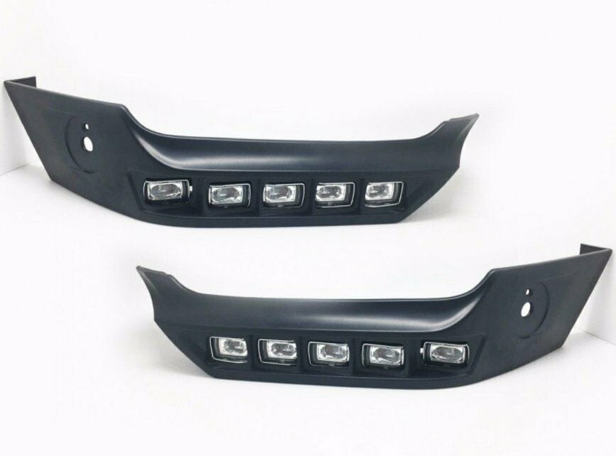 Forged LA AFTERMARKET G63 AMG 4X4 FRONT BUMPER B-STYLE LED LOWER LIP AMG BODY KIT FACELIFT