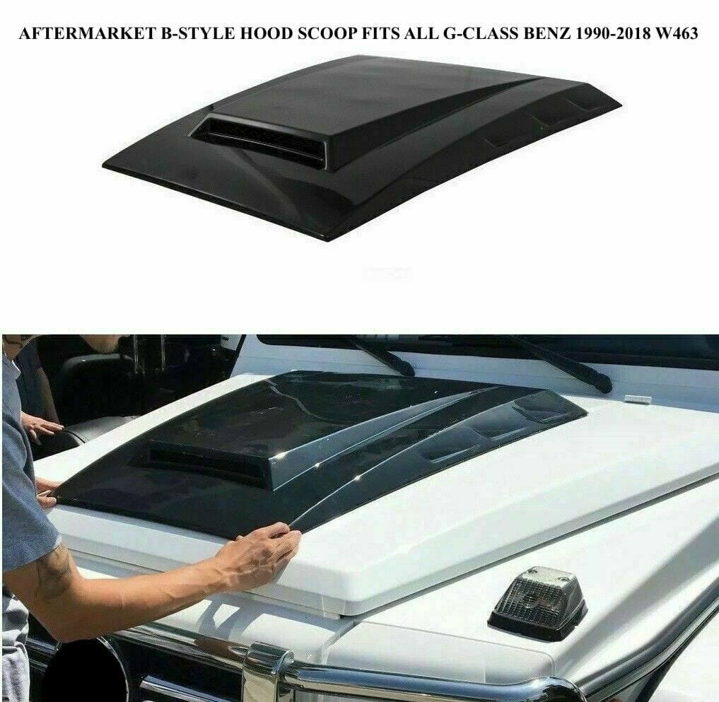Forged LA Aftermarket Hood Scoop Fits Mercedes W463 G class G500 G55 G63 Plastic B Style