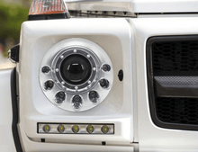 Load image into Gallery viewer, Forged LA AFTERMARKET M-STYLE HEADLIGHTS PROJECTOR FIT 89-06 G-CLASS G63 G55 G550 W463 AMG