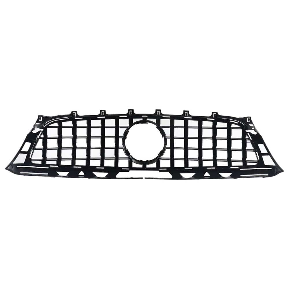 Forged LA AMG Grille For Mercedes CLS W218 GT Panamericana 2011-2014 Black w/Chrome Bar