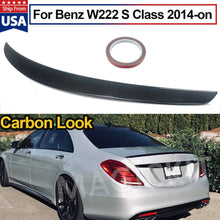 Load image into Gallery viewer, Forged LA Carbon Look Rear Trunk Duckbill Spoiler For 2014-2020 Mercedes Benz W222 S Class