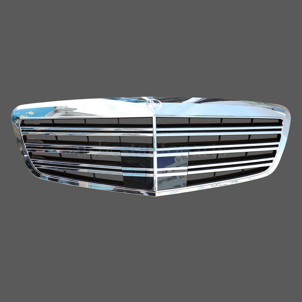 Forged LA Chrome AMG Style Front Grille Grill for Mercedes Benz S-Class W221 2010-2013