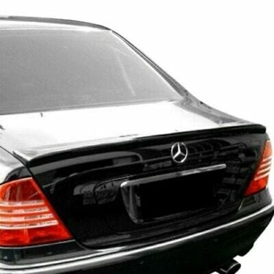 Forged LA Fiberglass Rear Lip Spoiler Unpainted L-Style For Mercedes-Benz S430 99-06