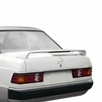 Forged LA Fiberglass Rear Spoiler with Light Factory Style For Mercedes-Benz 190E 84-93