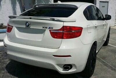 Forged LA Fiberglass Rear Wing Unpainted H-Style For BMW X6 2008-2013 BX6-W2-UNPAINTED