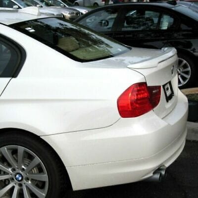 Forged LA Fiberglass Rear Wing Unpainted M-Tech Style For BMW 335d 09-11 Unpainted
