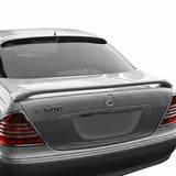 Fiberglass Rear Wing w Light Unpainted L-Style For Mercedes-Benz S500 94-98