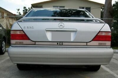 Forged LA Fiberglass Rear Wing w Light Unpainted L-Style For Mercedes-Benz S500 94-98
