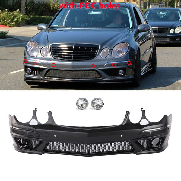 Fit 07-09 Mercedes-Benz E-Class W211 AMG Style Front Bumper W/ PDC W/ –  Daves Auto Accessories
