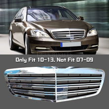 Load image into Gallery viewer, Forged LA For 2010-2013 Mercedes Benz S400 S350 W221 Front Hood Grille S63 Style Chrome