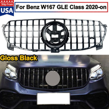 Load image into Gallery viewer, Forged LA For Mercedes-Benz W167 GLE-Class 2020+ GTR General BLK Gloss Black Front Grilles
