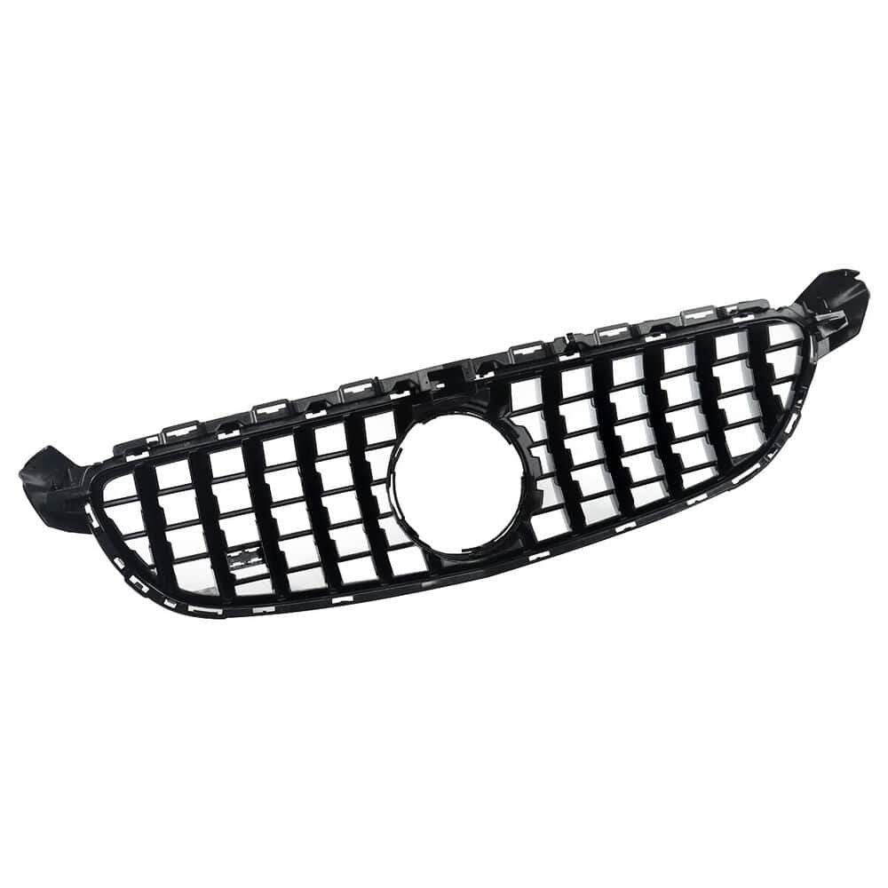 Forged LA For Mercedes W205 C205 C63 AMG 15-18 Glossy Black GT R Style Panamericana Grille