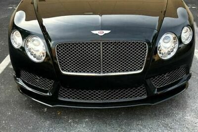 Forged LA Front Bumper Lip Spoiler Luxe-GT Style Fiberglass For Bentley Continental 12-15