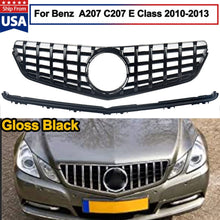 Load image into Gallery viewer, Davesautoacc.com Gloss Black GT R Grille For Benz E Class 2010-13 C207 Coupe A207 E250 E350 E500