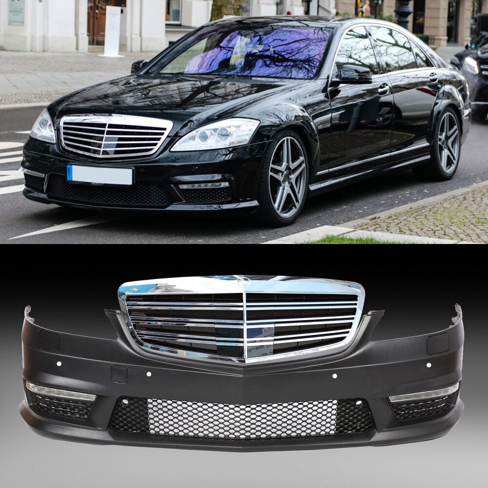 Forged LA S63/S65 AMG Style Front Bumper W/DRLs for Mercedes Benz S-Class W221 S550 07-13