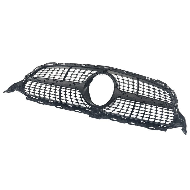 Forged LA Silver Diamond Grille W/Camera For Benz C Class W205 C205 C300 C43 AMG 2014-2018