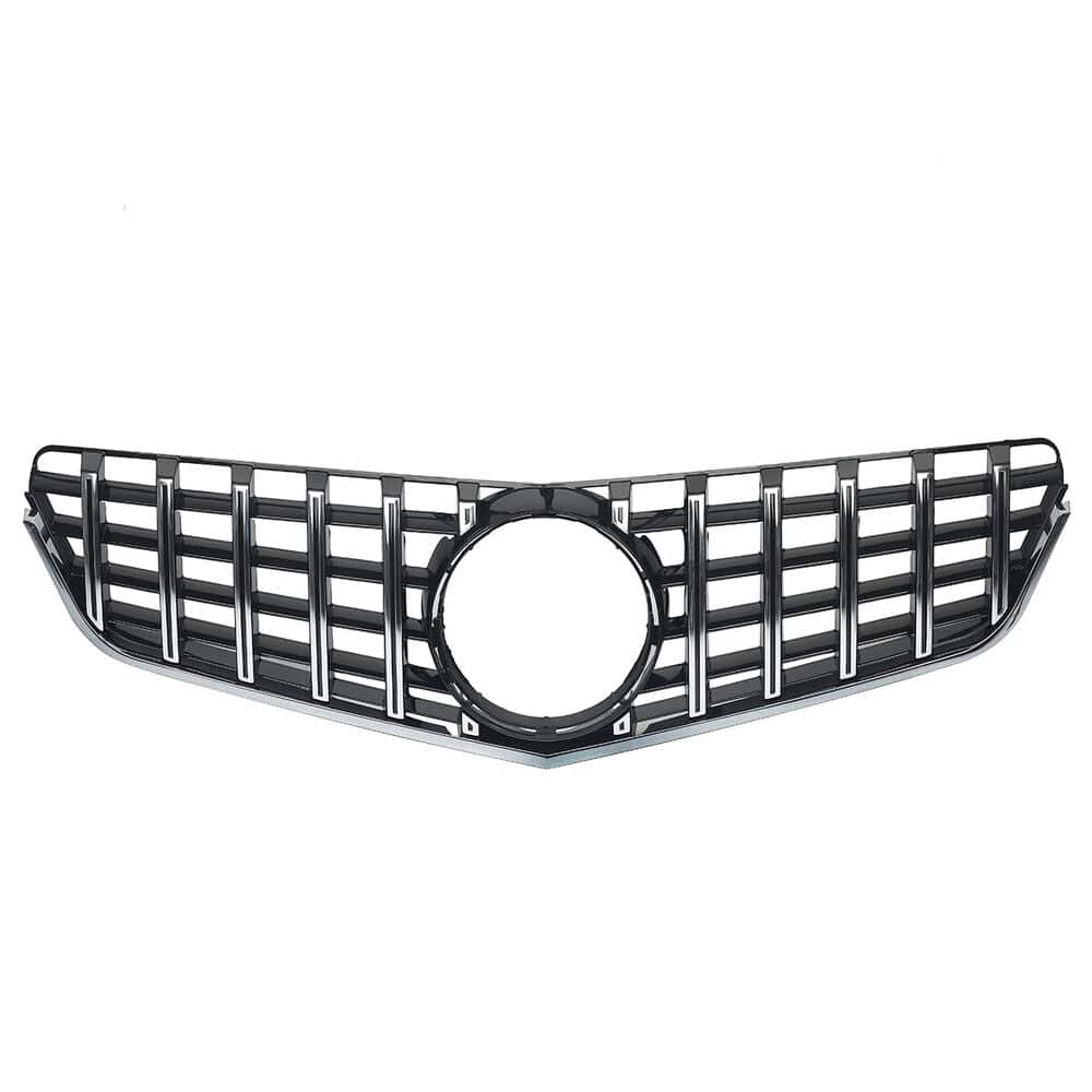 Forged LA Silver GT Main Upper Grille For 2009-2013 Mercedes Benz E Class W207 C207 COUPE