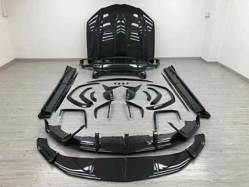 Forged LA VehiclePartsAndAccessories Aftermarket Carbon Fiber "TC Style" Full Body Kit for Lamborghini Urus 2018+