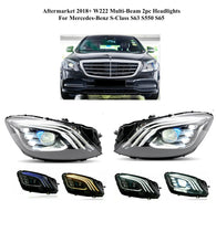 Load image into Gallery viewer, W222-HL VehiclePartsAndAccessories Aftermarket W222 2018+ Multi-Beam Headlights For Mercedes-Benz S-CLASS S550 S63