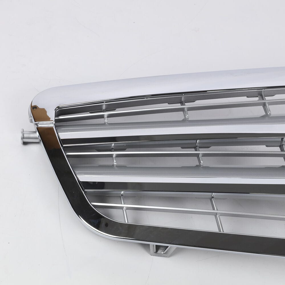 Forged LA VehiclePartsAndAccessories Fit 2010-2013 W212 Mercedes Benz E-Class Front Grille Grill Chrome Silver