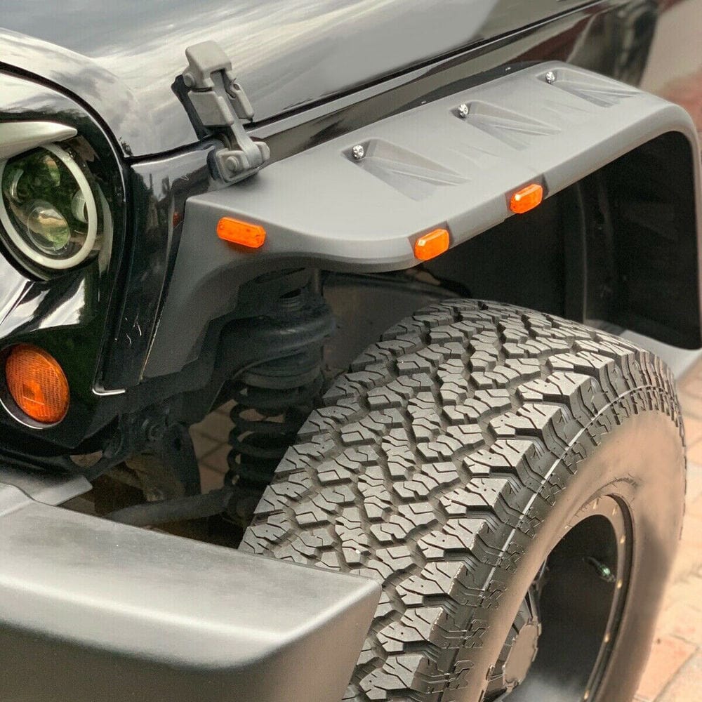 Buy Jeep Wrangler JK 07-18 Pocket Rivet Style Fender Flares