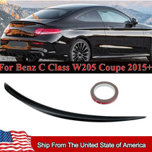 Load image into Gallery viewer, Forged LA VehiclePartsAndAccessories For 2015-ON BENZ C-Class C205 Coupe C300 C43 C63 AMG Rear Spoiler C63 S AMG