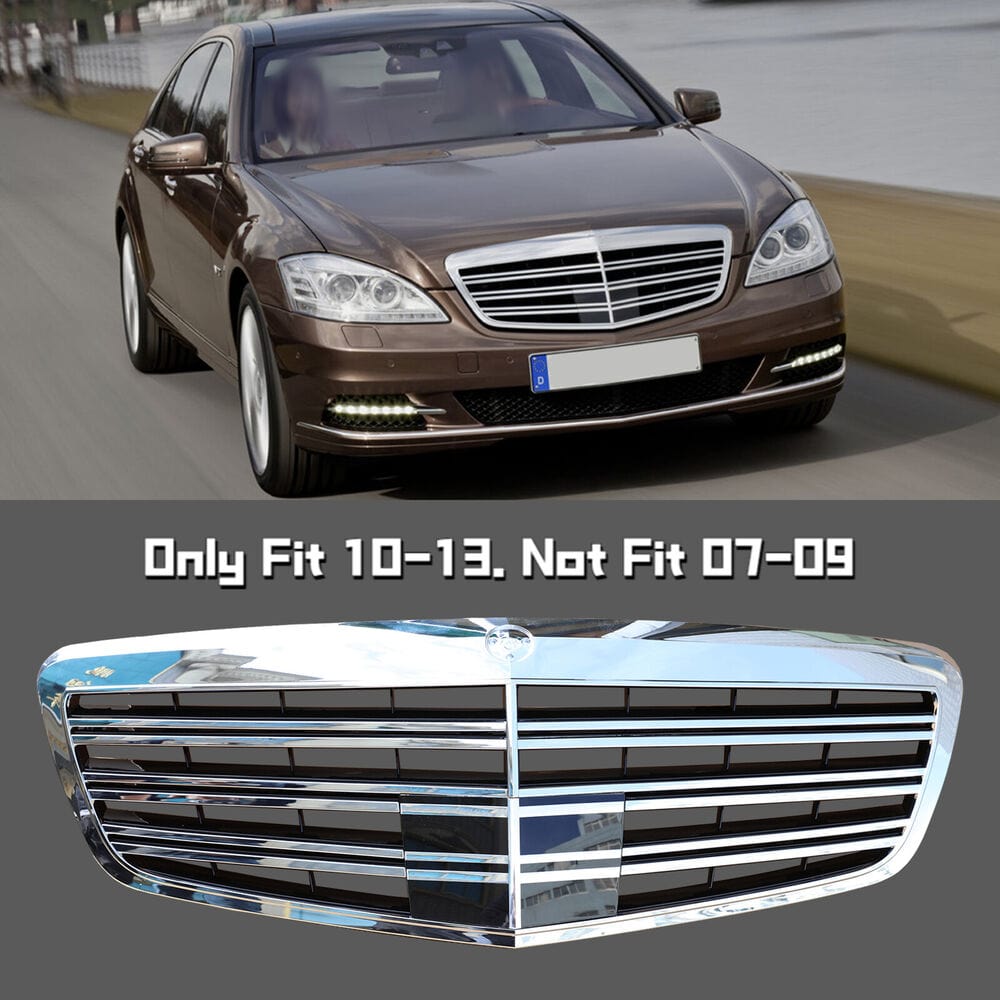 Forged LA VehiclePartsAndAccessories For Mercedes Benz S-Class W221 10-13 AMG style Front Grille Grill Chrome