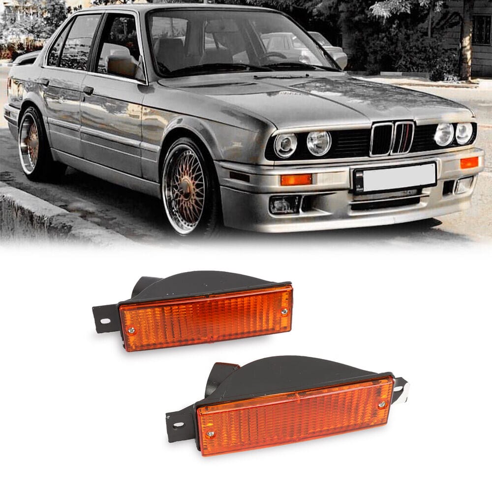 Daves Auto Accessories VehiclePartsAndAccessories Front Signal Turn Signals Indicators Corners Lights For BMW 3 E30 87-91
