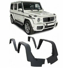 Load image into Gallery viewer, Mercedes Benz VehiclePartsAndAccessories G63 Fender Flares AMG Set of 4 Trims G-Wagon Body Kit Bumper Parts G500 G550 New