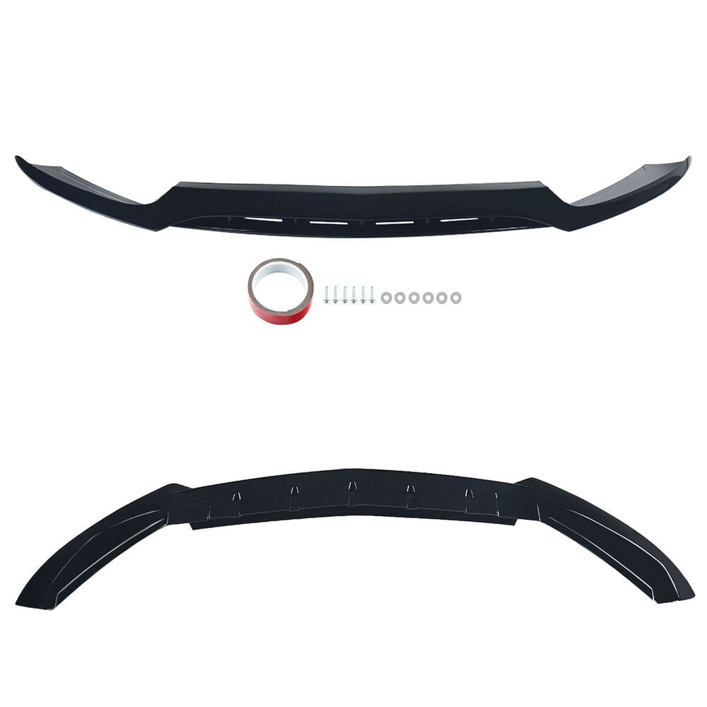 Forged LA VehiclePartsAndAccessories Gloss Black Front Splitter Bumper Lip For 2015+ Mercedes Benz C Class W205 Base